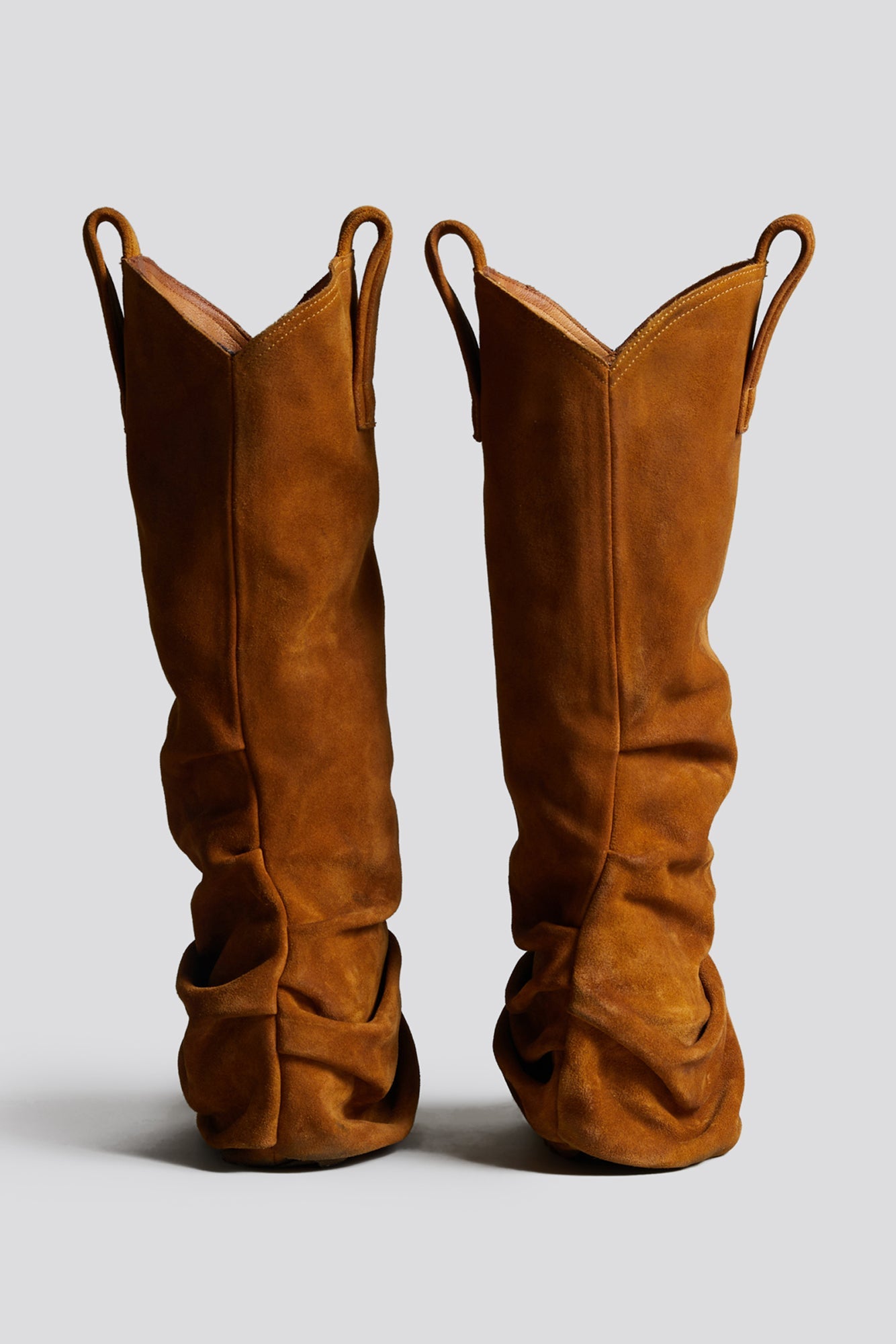 MID COWBOY BOOT - LIGHT BROWN - R13