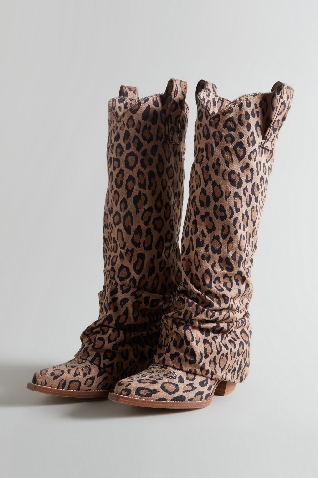 MID COWBOY BOOT - RAW LEOPARD - R13