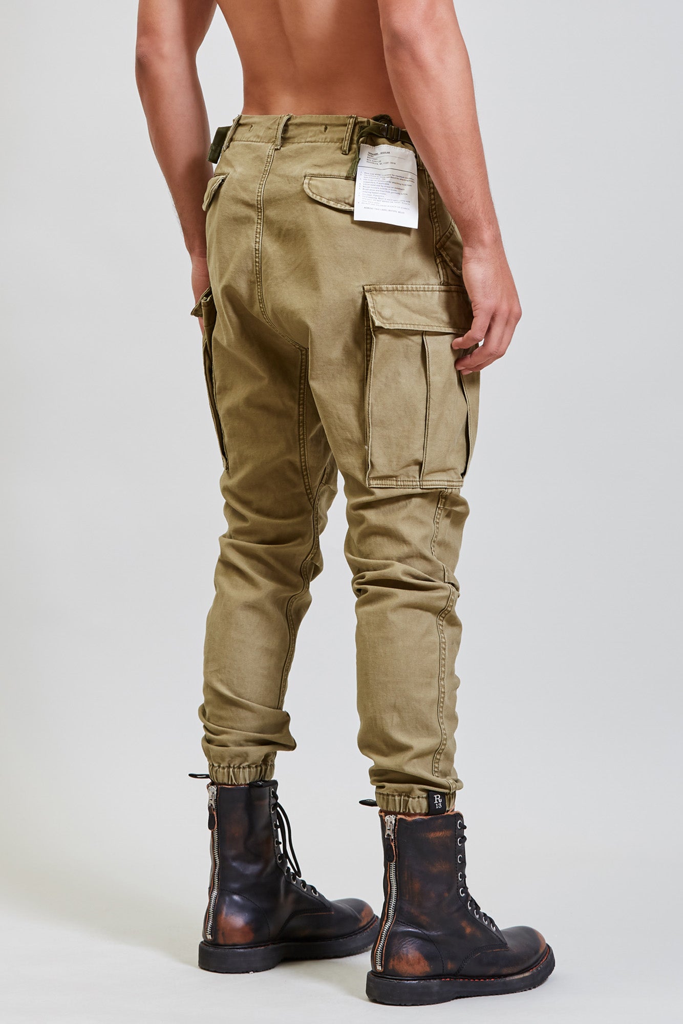 MILITARY CARGO PANT - OLIVE - R13