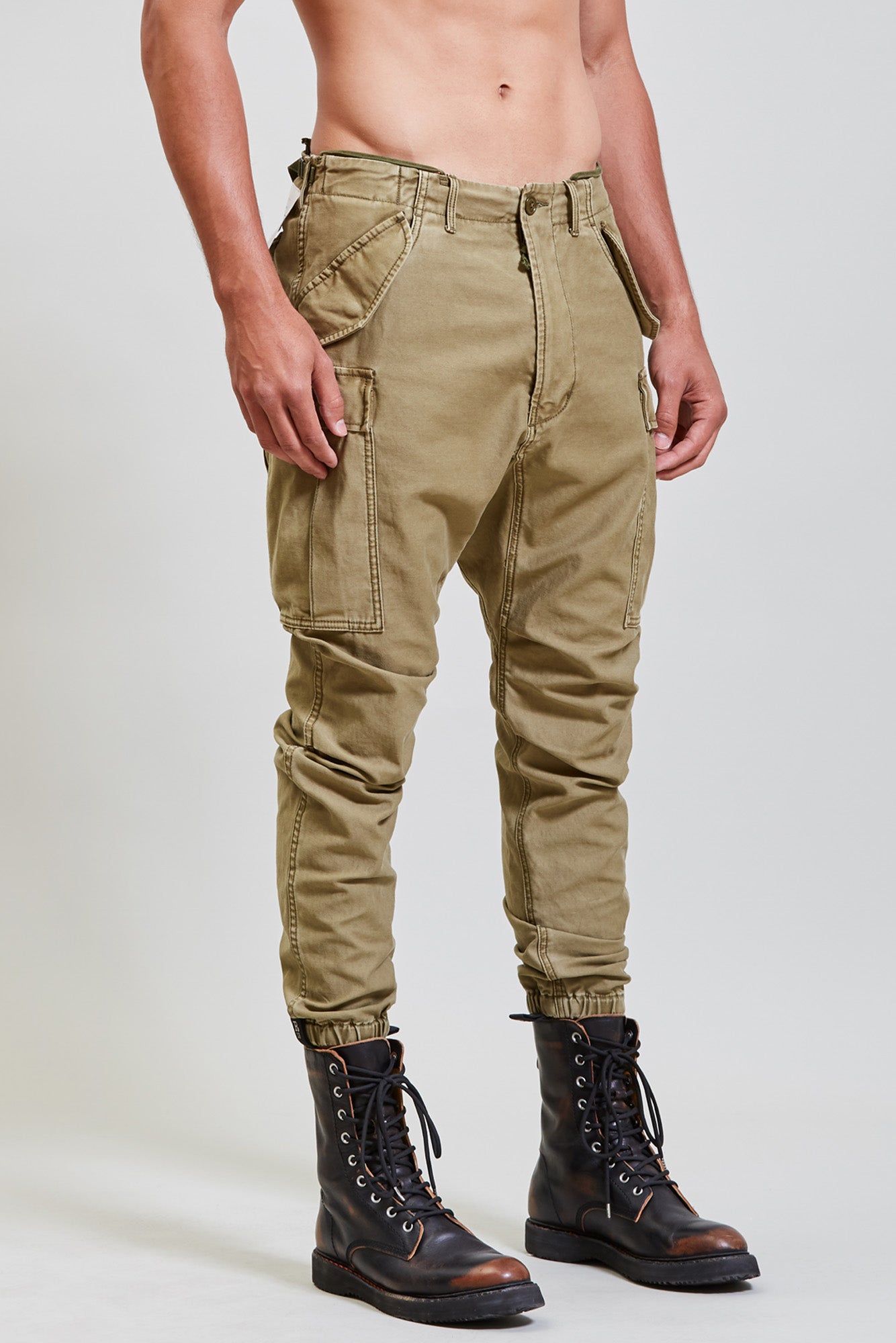 MILITARY CARGO PANT - OLIVE - R13