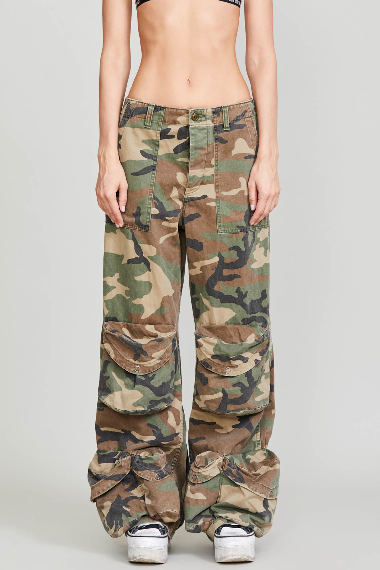 MULTI-POCKET UTILITY PANT - CAMO - R13