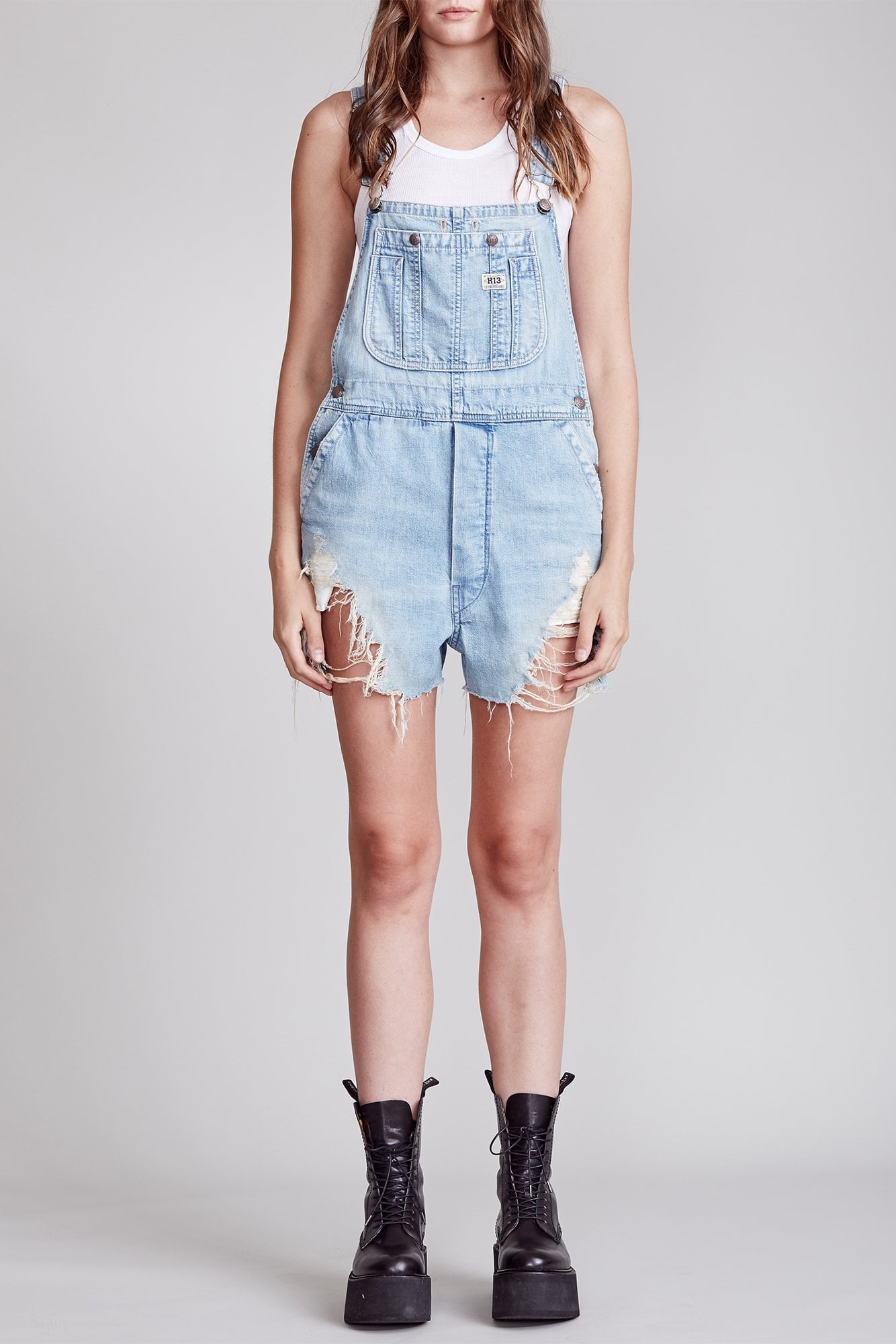 OVERALL SHORT - ELTON BLUE - R13