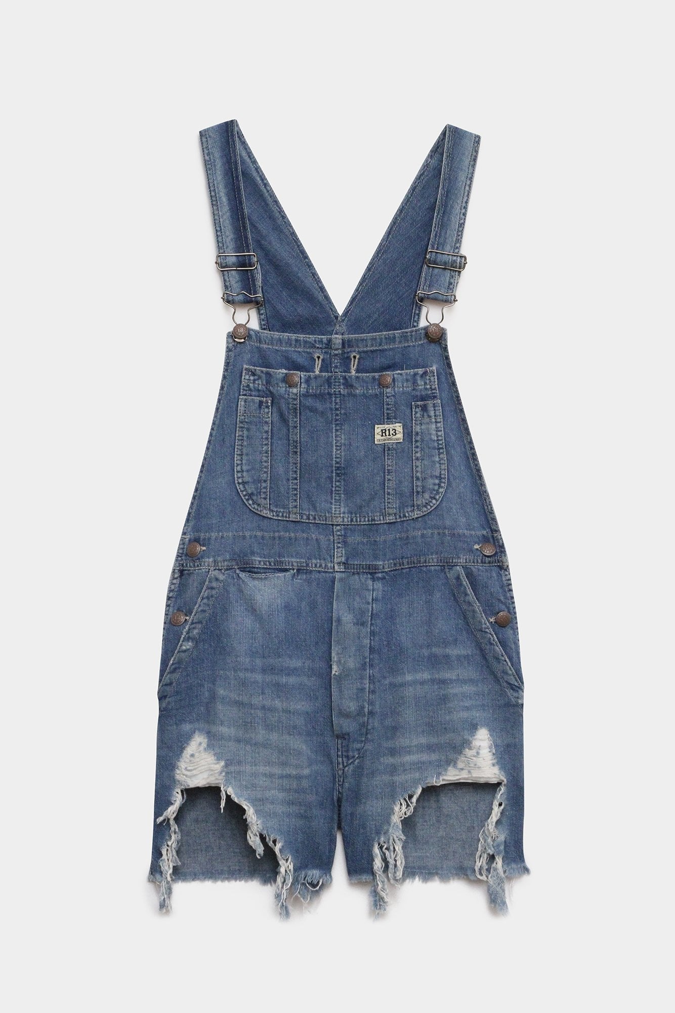 OVERALL SHORT - ELTON BLUE - R13