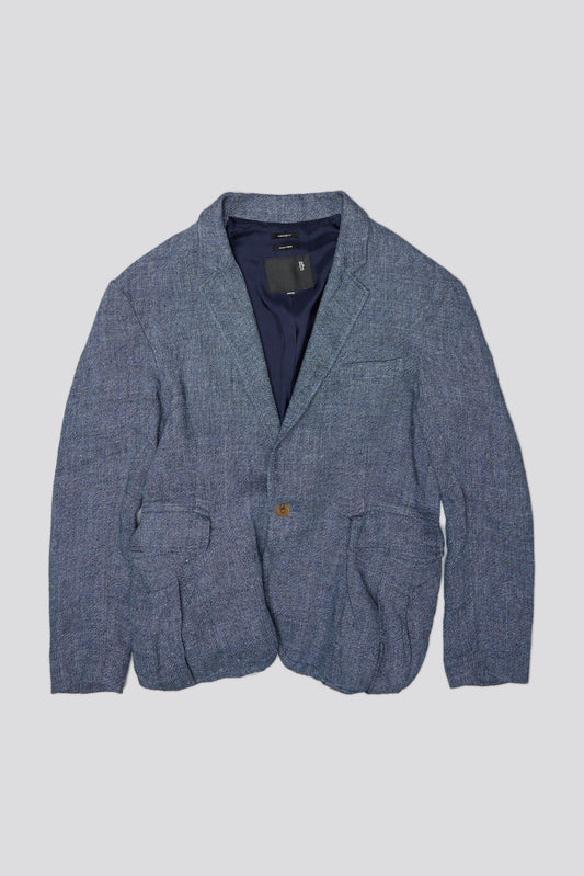 OVERSIZED BELLOW POCKET BLAZER - LIGHT INDIGO - R13