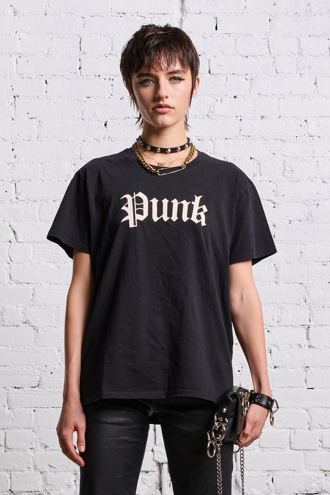 PUNK BOY T - BLACK - R13