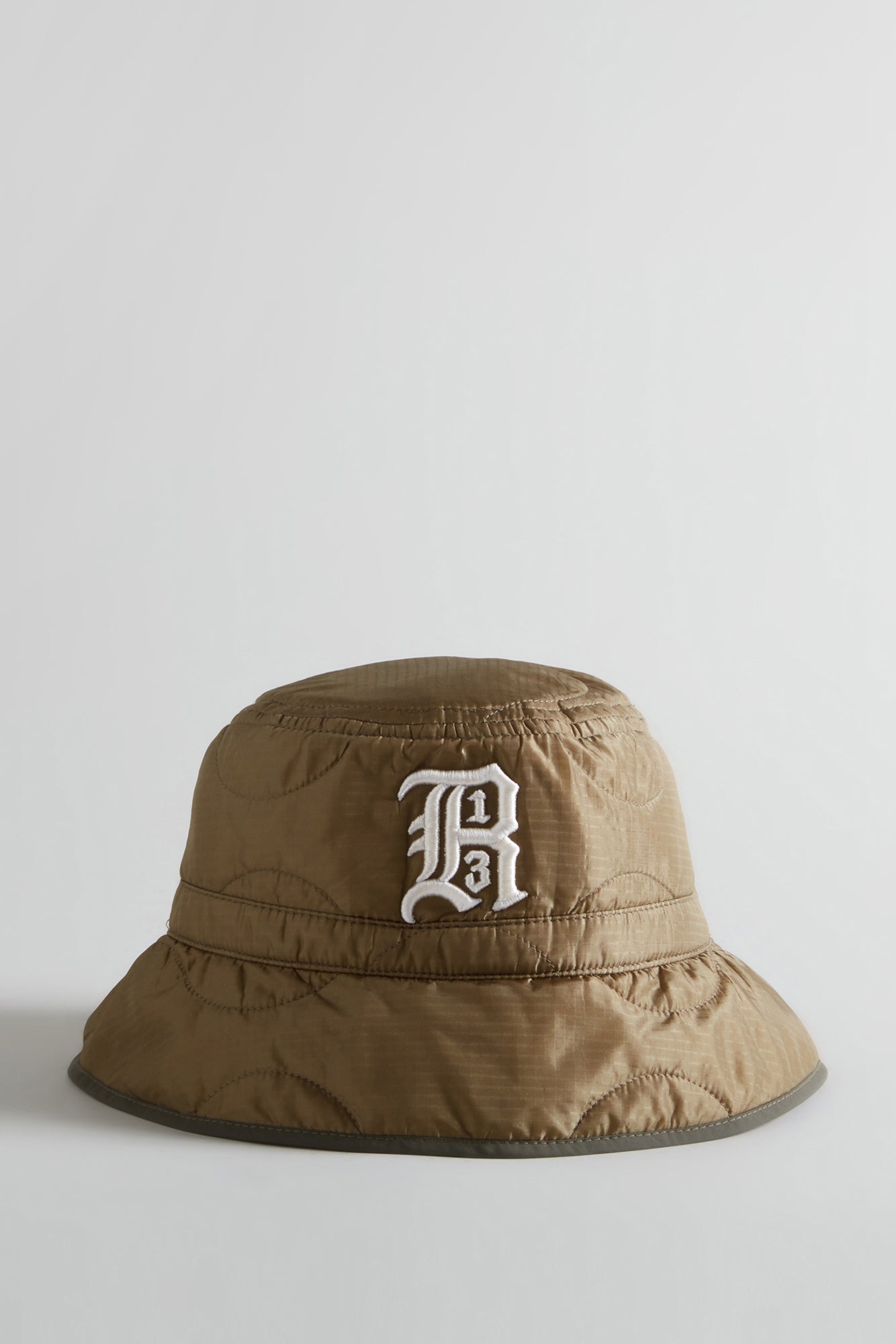 QUILTED BUCKET HAT - OLIVE SURPLUS - R13