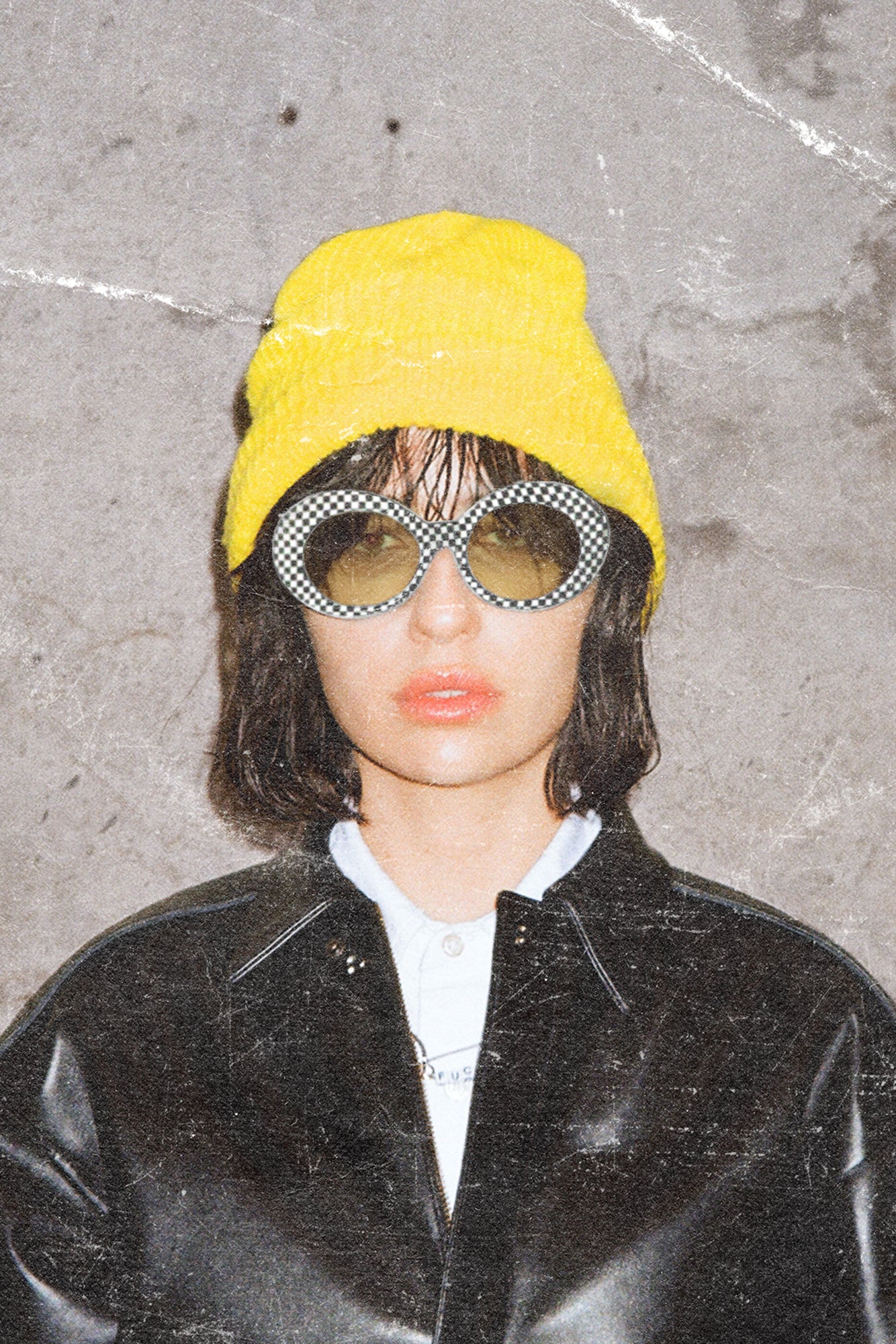 R13 SUNGLASSES - CHECKER AND YELLOW - R13