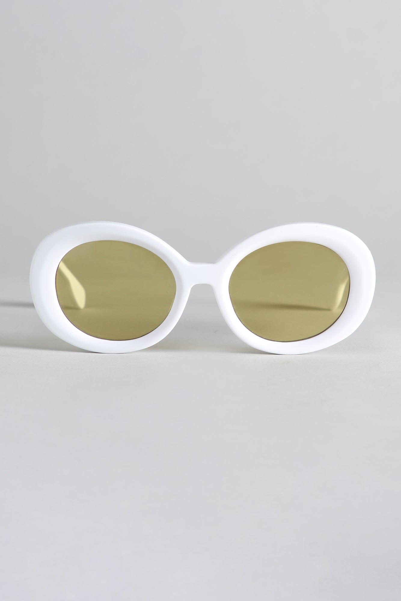 R13 SUNGLASSES - WHITE AND YELLOW - R13