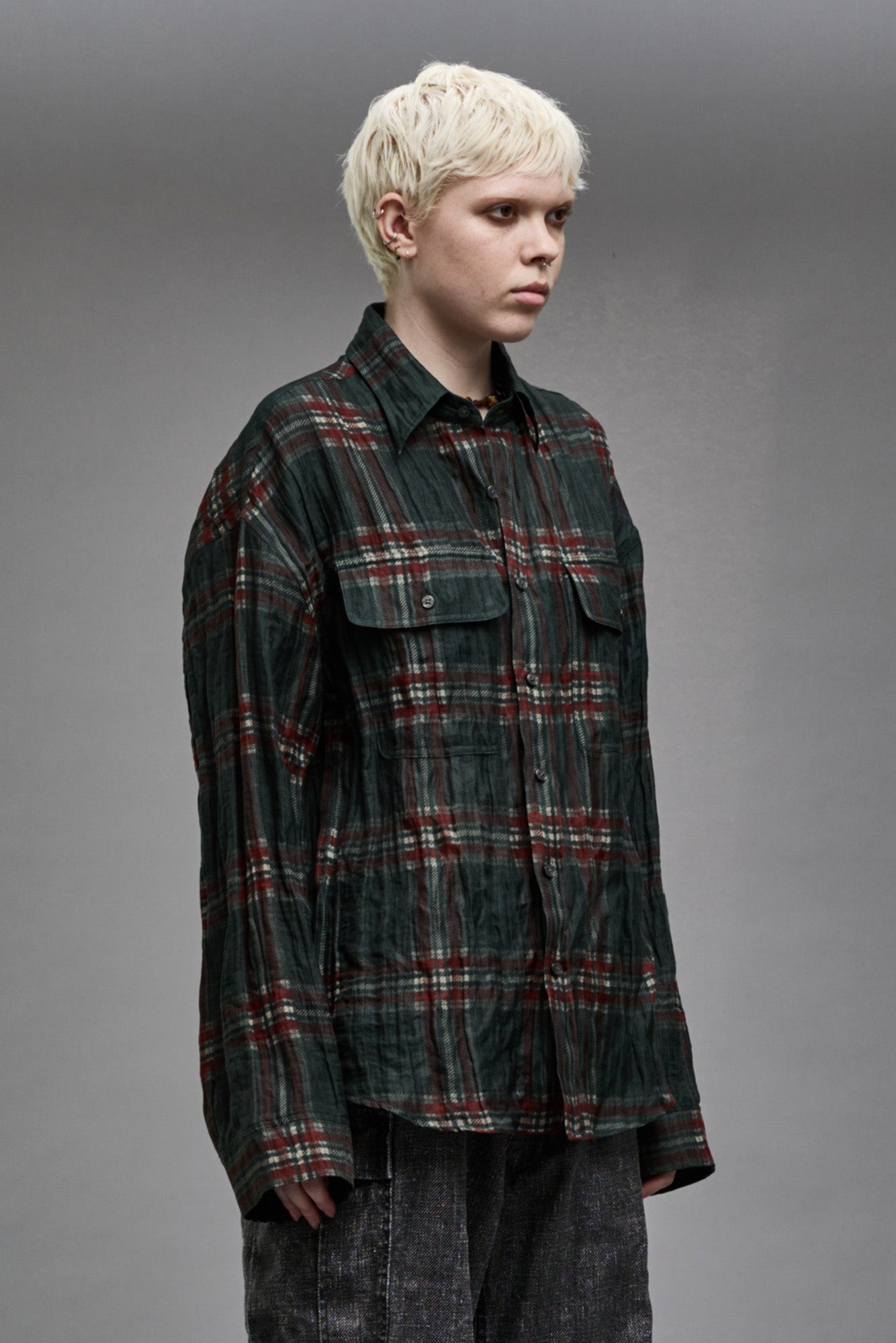 RELAXED WORKSHIRT - MARSH GREEN PLAID - R13