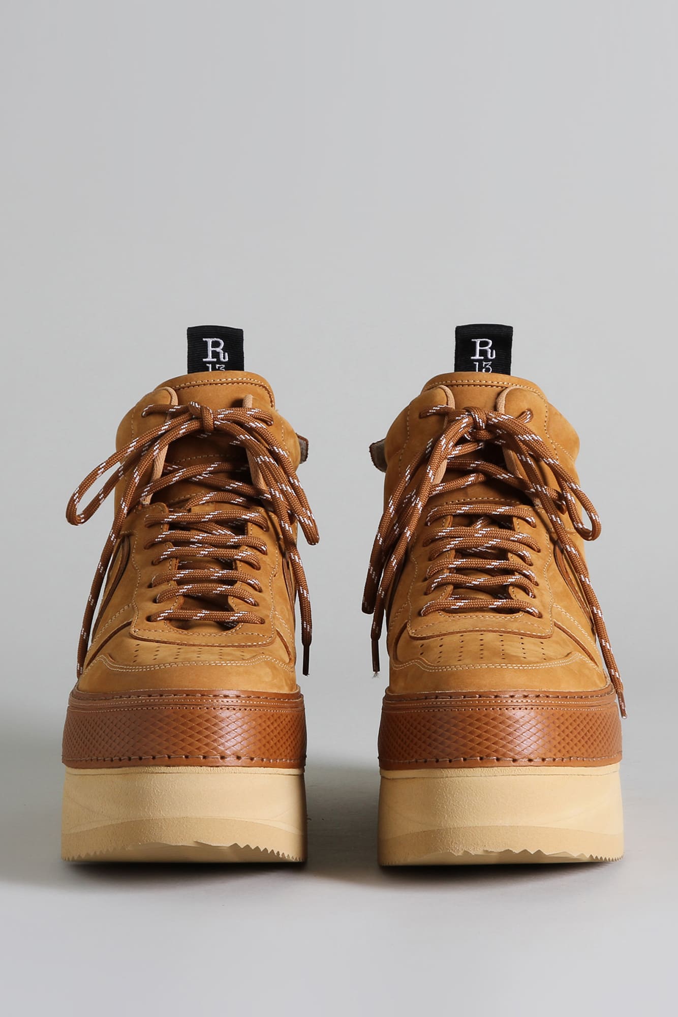 RIOT LEATHER HIGH TOP - TAN NUBUCK - R13