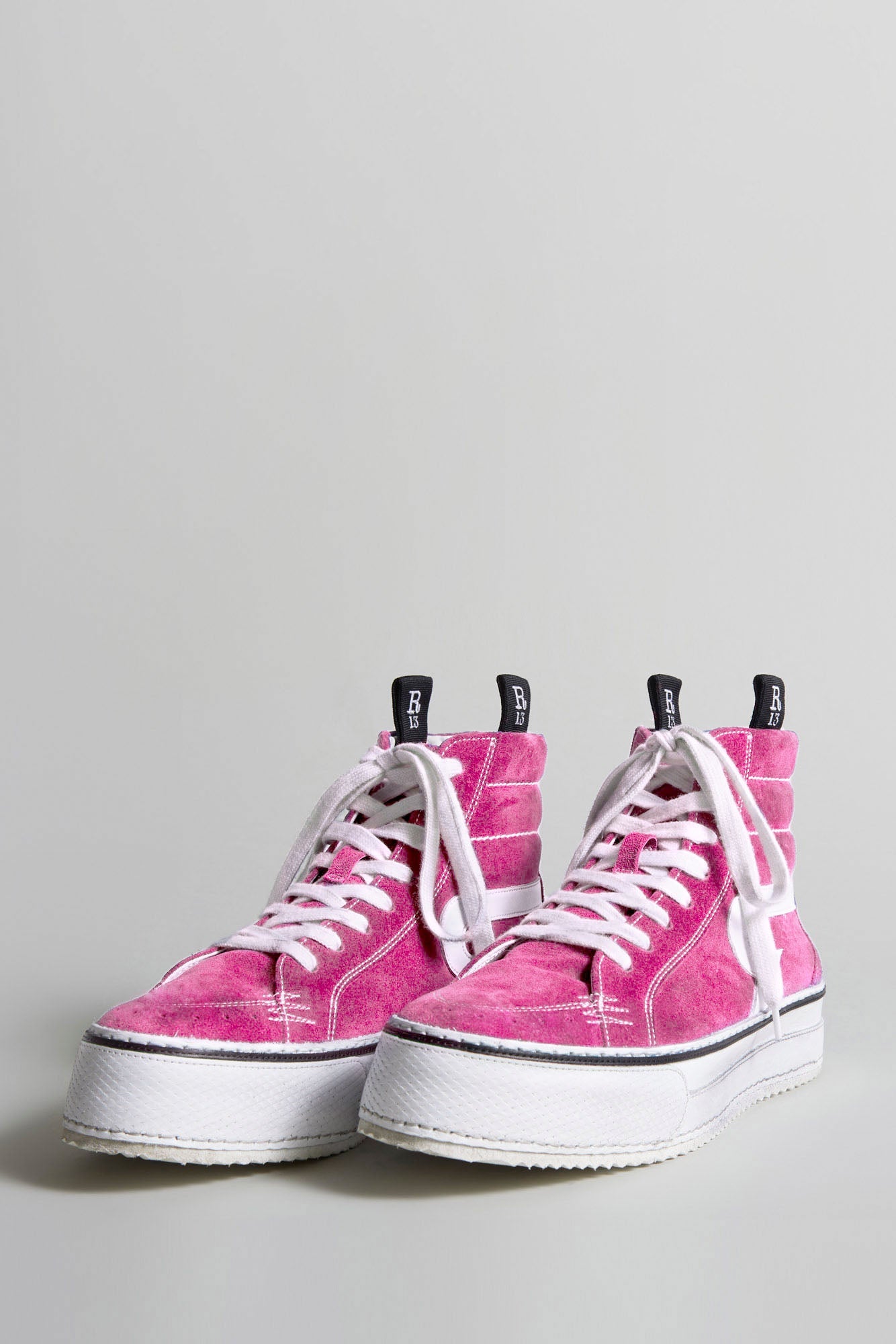 ROGUE HIGH TOP - PINK SUEDE - R13