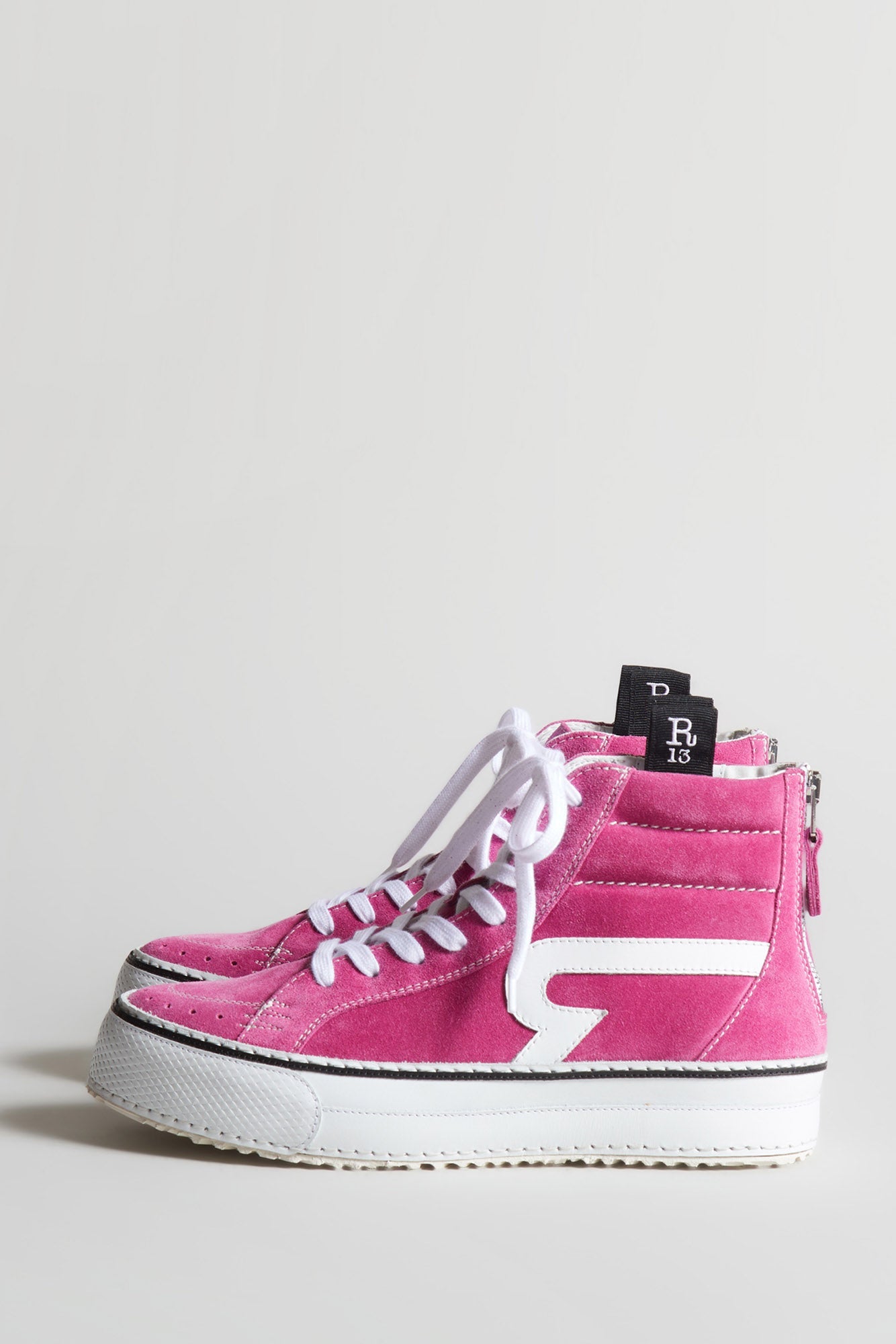 ROGUE HIGH TOP - PINK SUEDE - R13