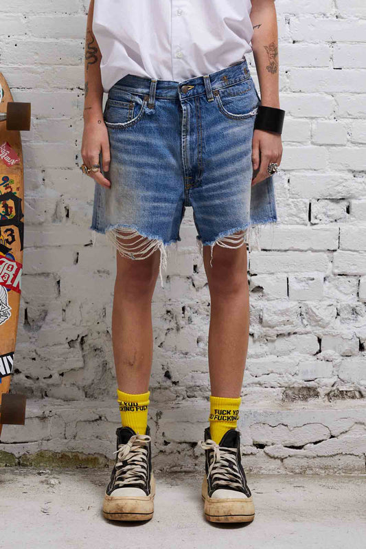 ROSE BAGGY SHORT - TURNER BLUE - R13