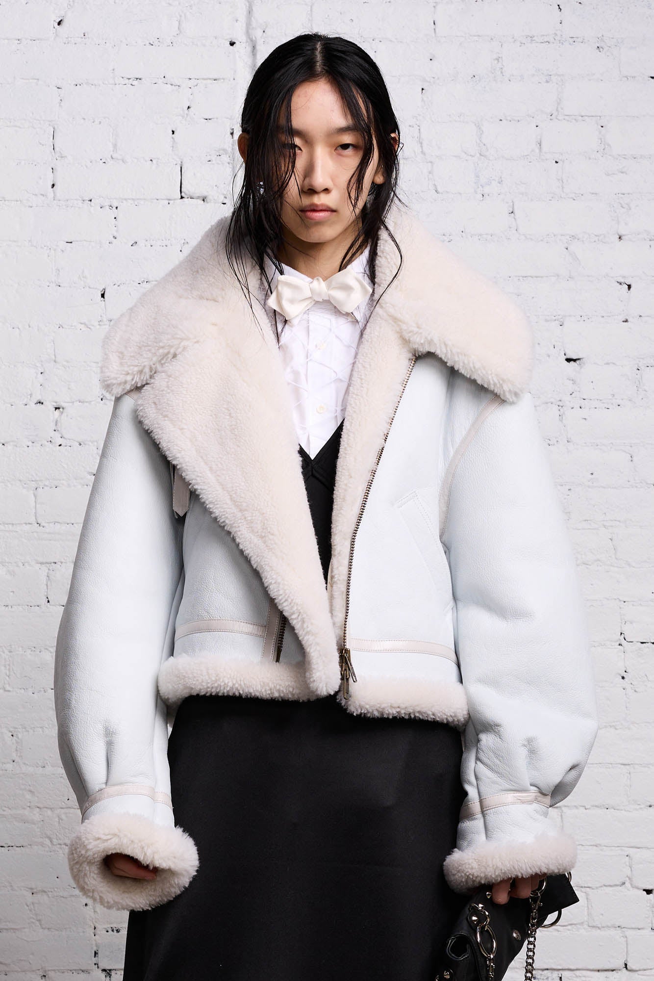 SHEARLING AVIATOR - WHITE - R13