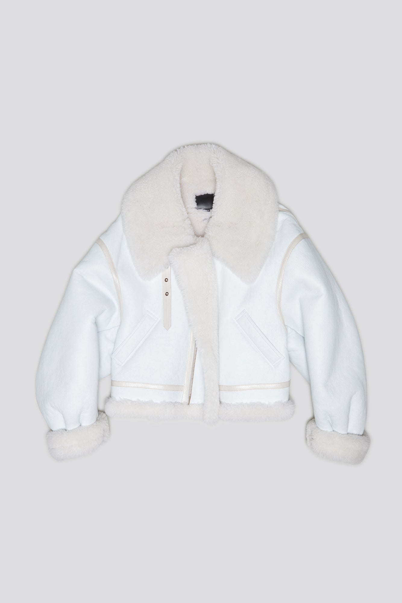 SHEARLING AVIATOR - WHITE - R13