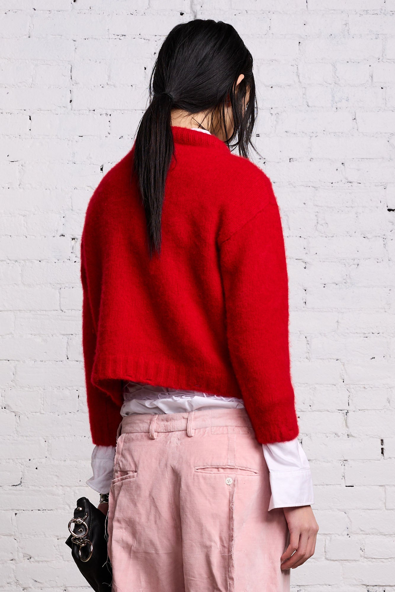 SHRUNKEN CREWNECK - RED - R13