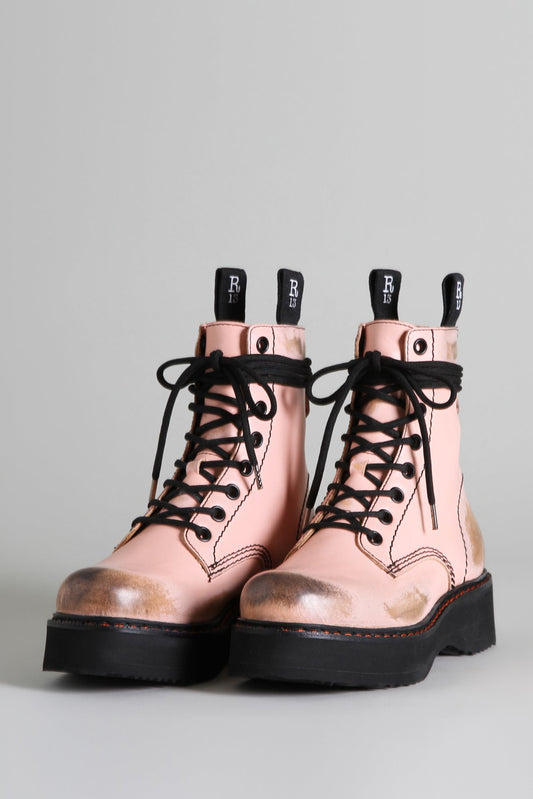 SINGLE STACK BOOT - PINK - R13