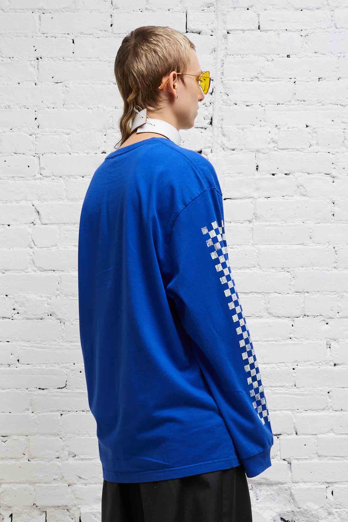 SKATE LONG SLEEVE T - BLUE - R13