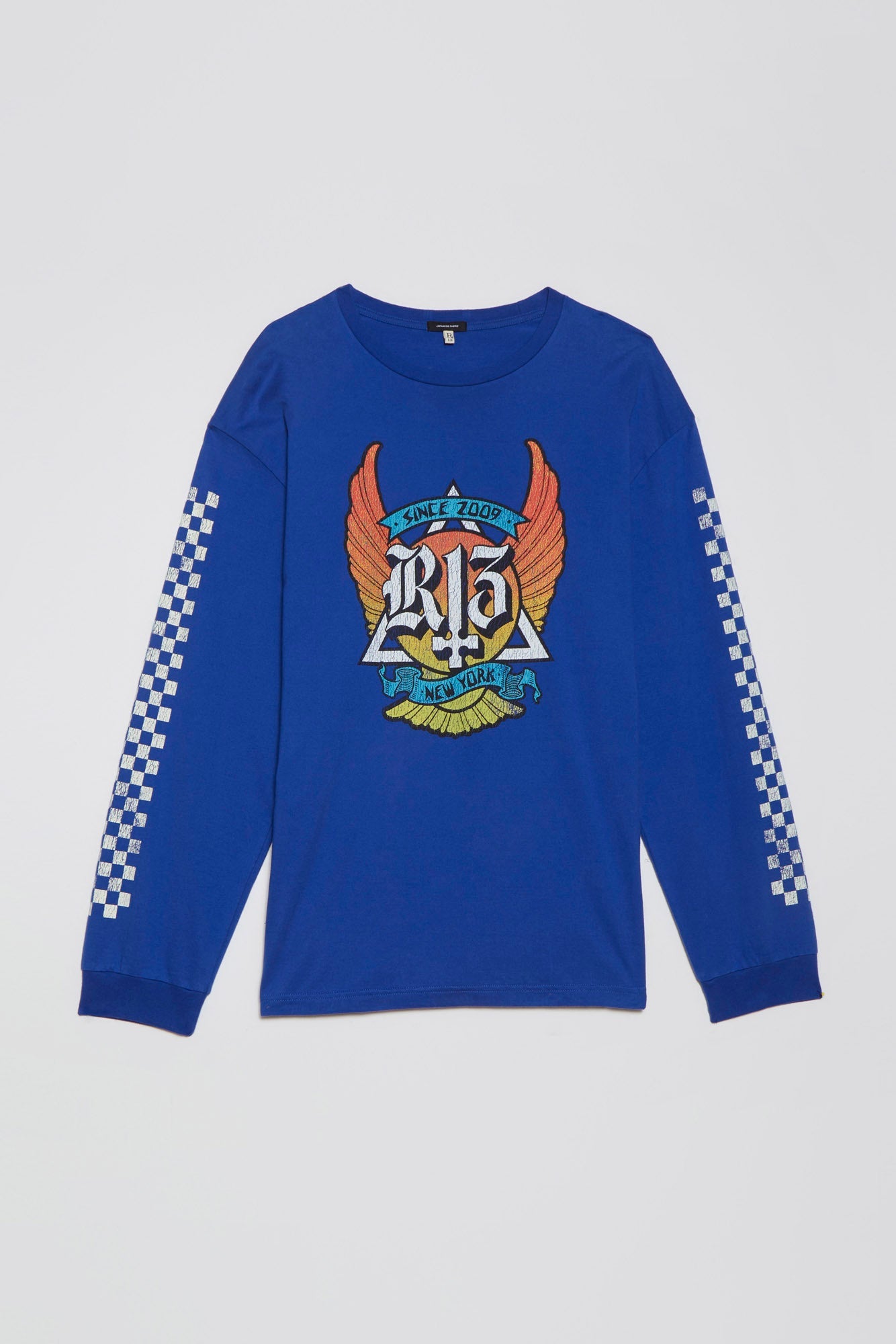 SKATE LONG SLEEVE T - BLUE - R13