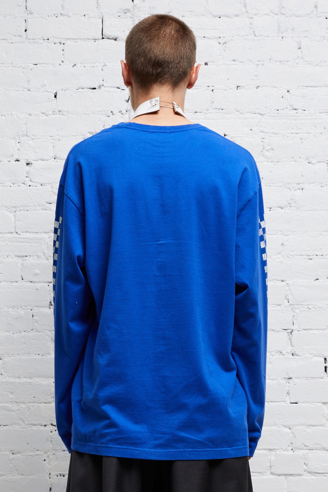 SKATE LONG SLEEVE T - BLUE - R13