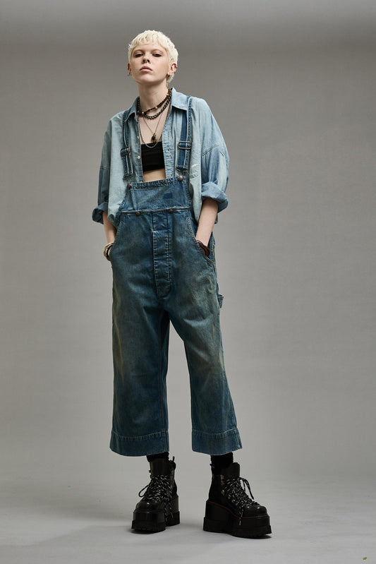 SLOUCH BIB OVERALL - WILTON INDIGO - R13