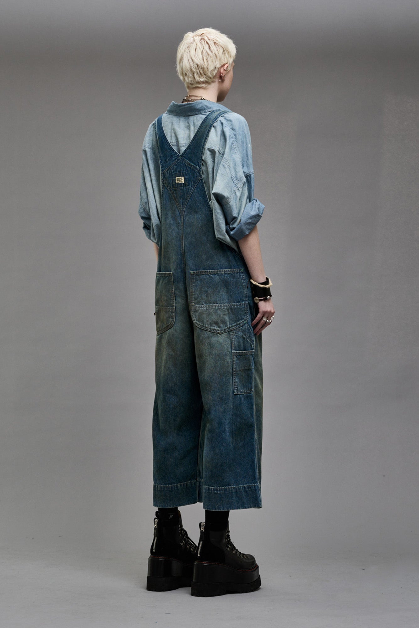 SLOUCH BIB OVERALL - WILTON INDIGO - R13