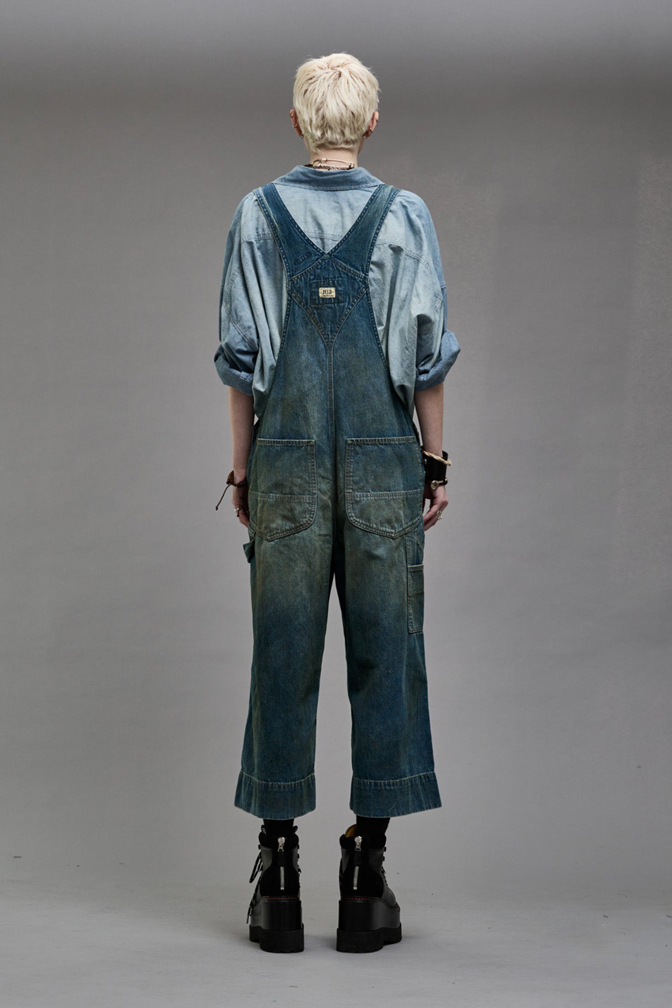 SLOUCH BIB OVERALL - WILTON INDIGO - R13