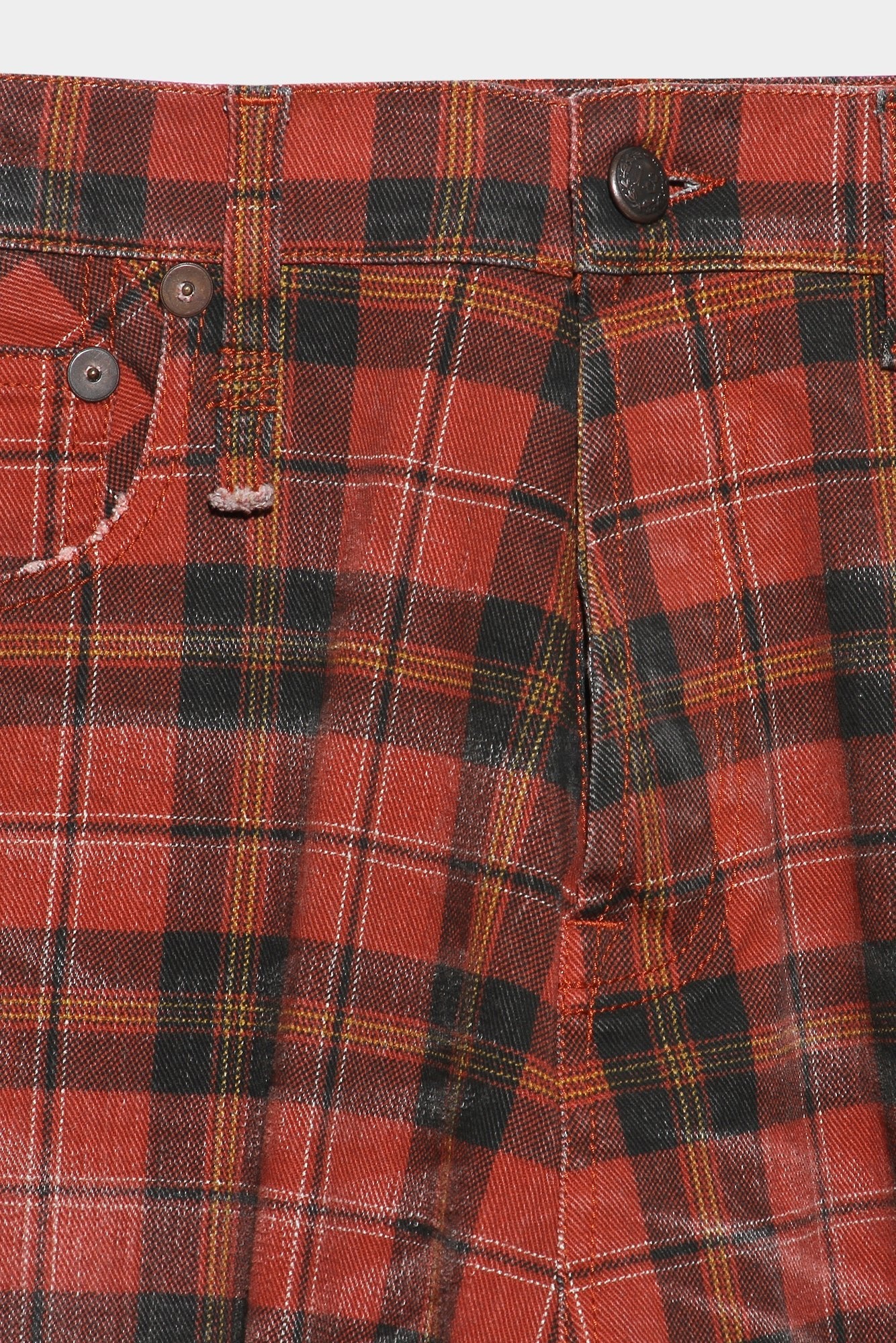 TAILORED DROP - ASH RED PLAID - R13