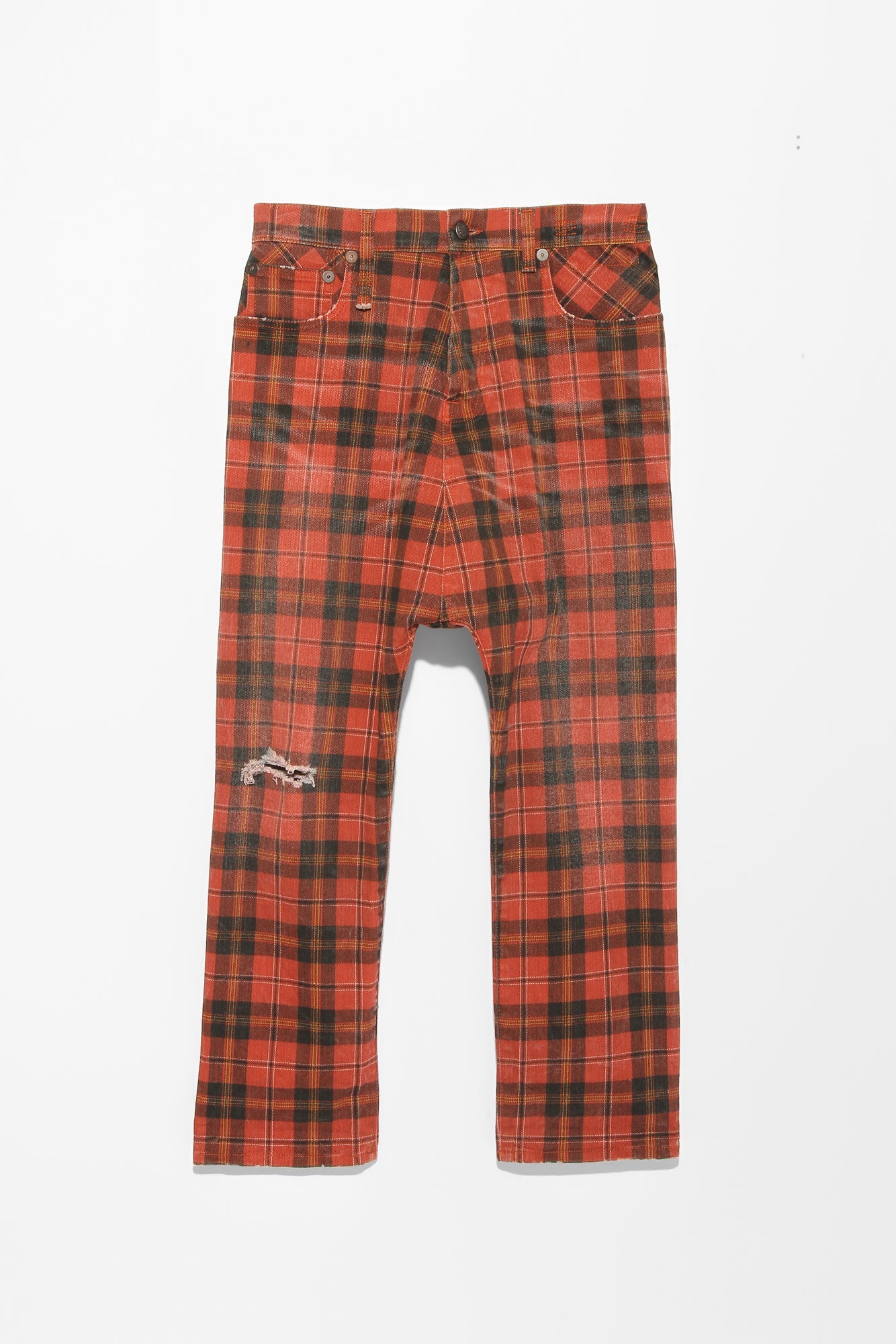 TAILORED DROP - ASH RED PLAID - R13