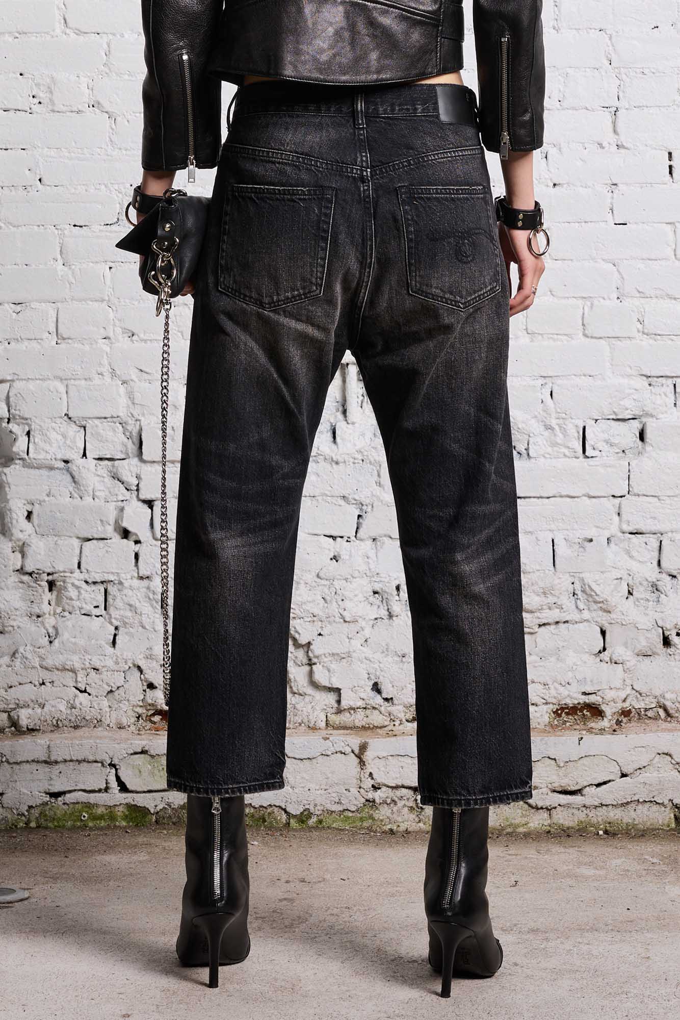 TAILORED DROP - ETON SELVEDGE BLACK - R13