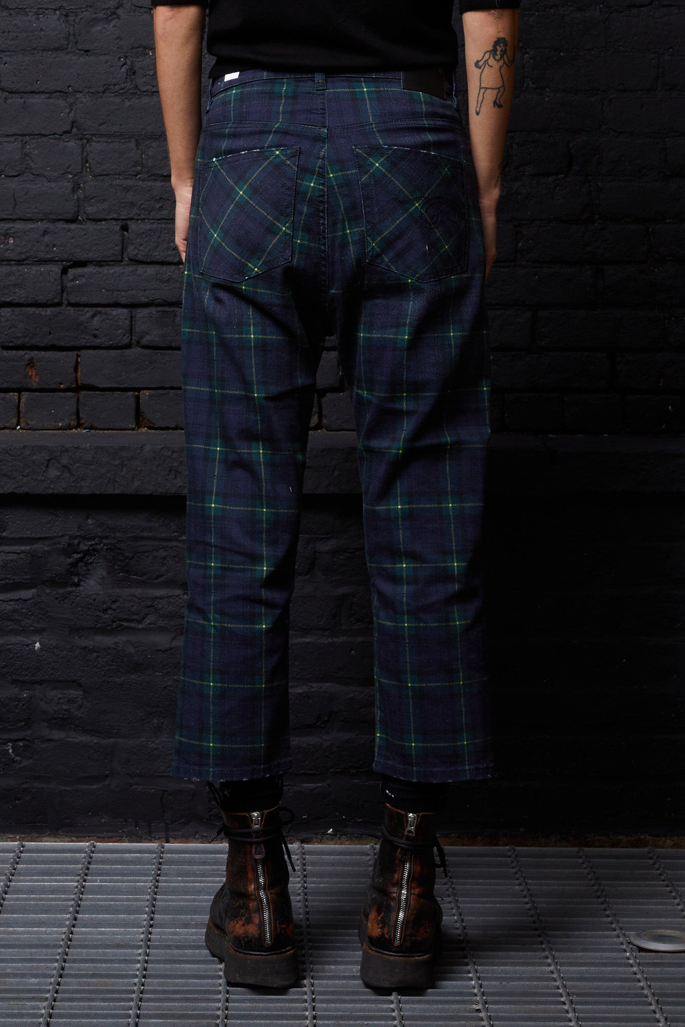 TAILORED DROP - PRINTED TARTAN - R13