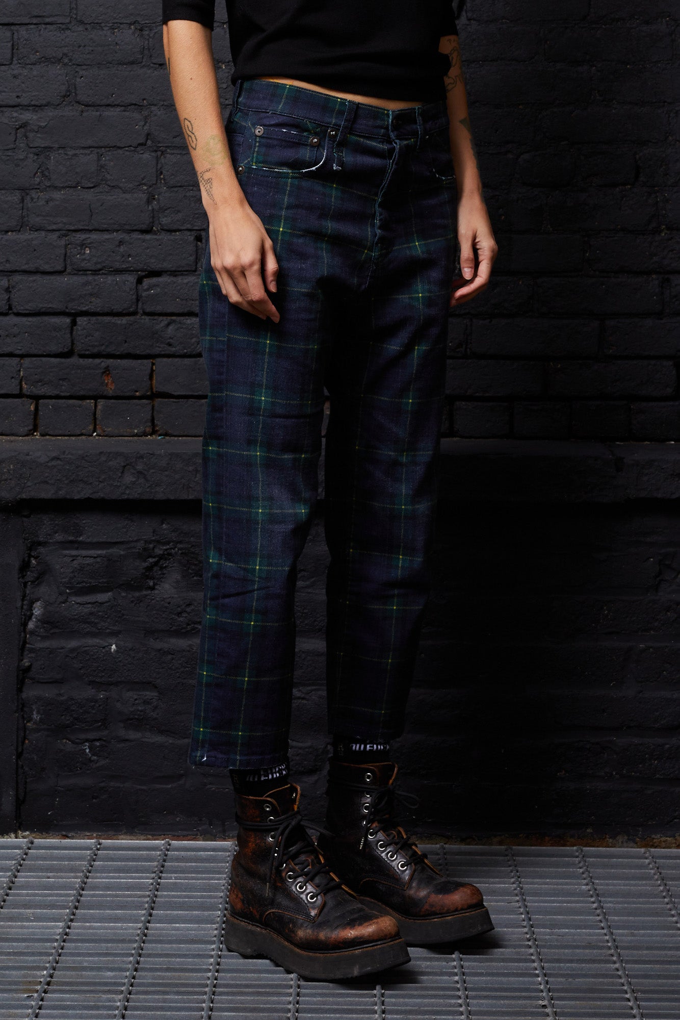 TAILORED DROP - PRINTED TARTAN - R13