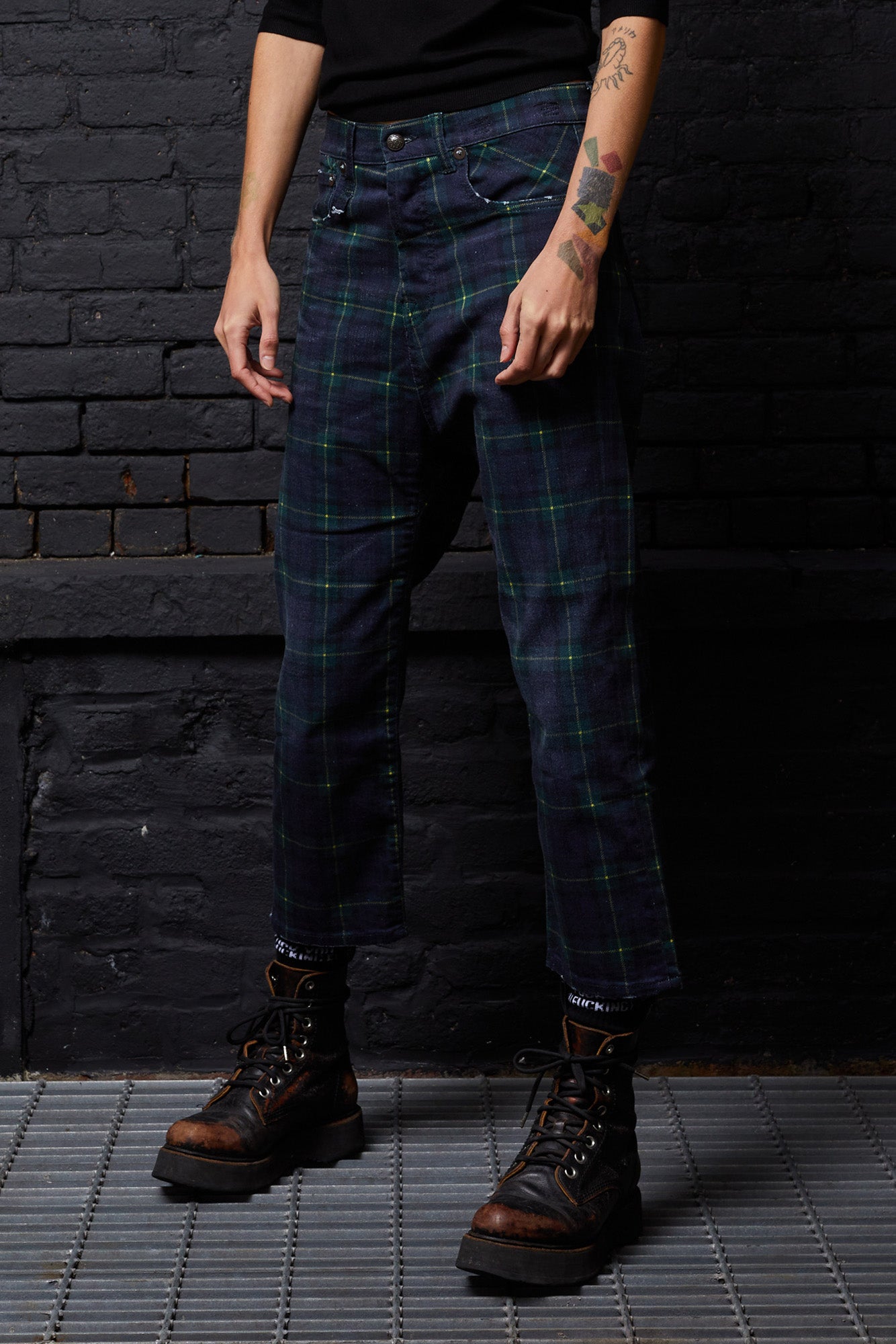 TAILORED DROP - PRINTED TARTAN - R13