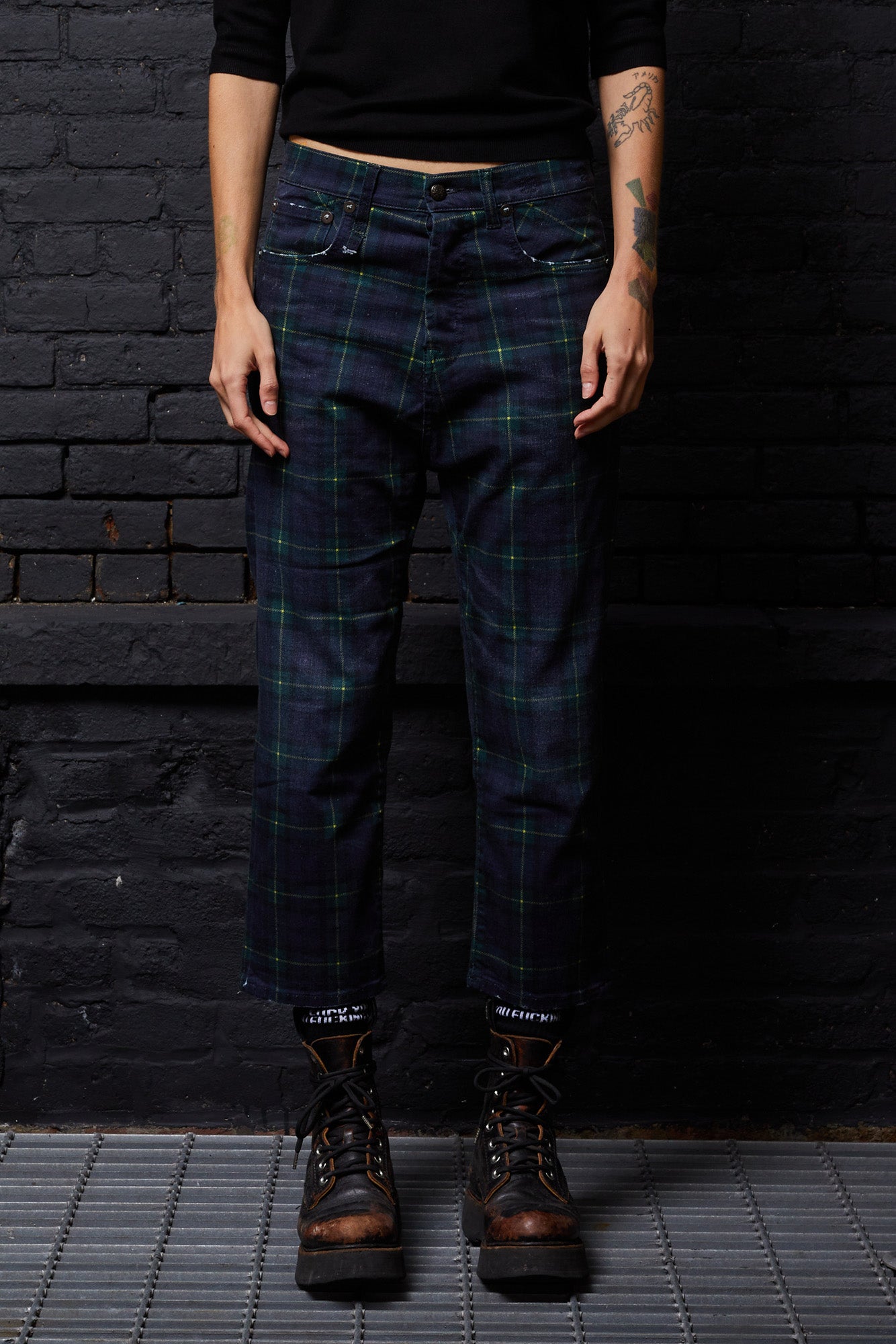 TAILORED DROP - PRINTED TARTAN - R13