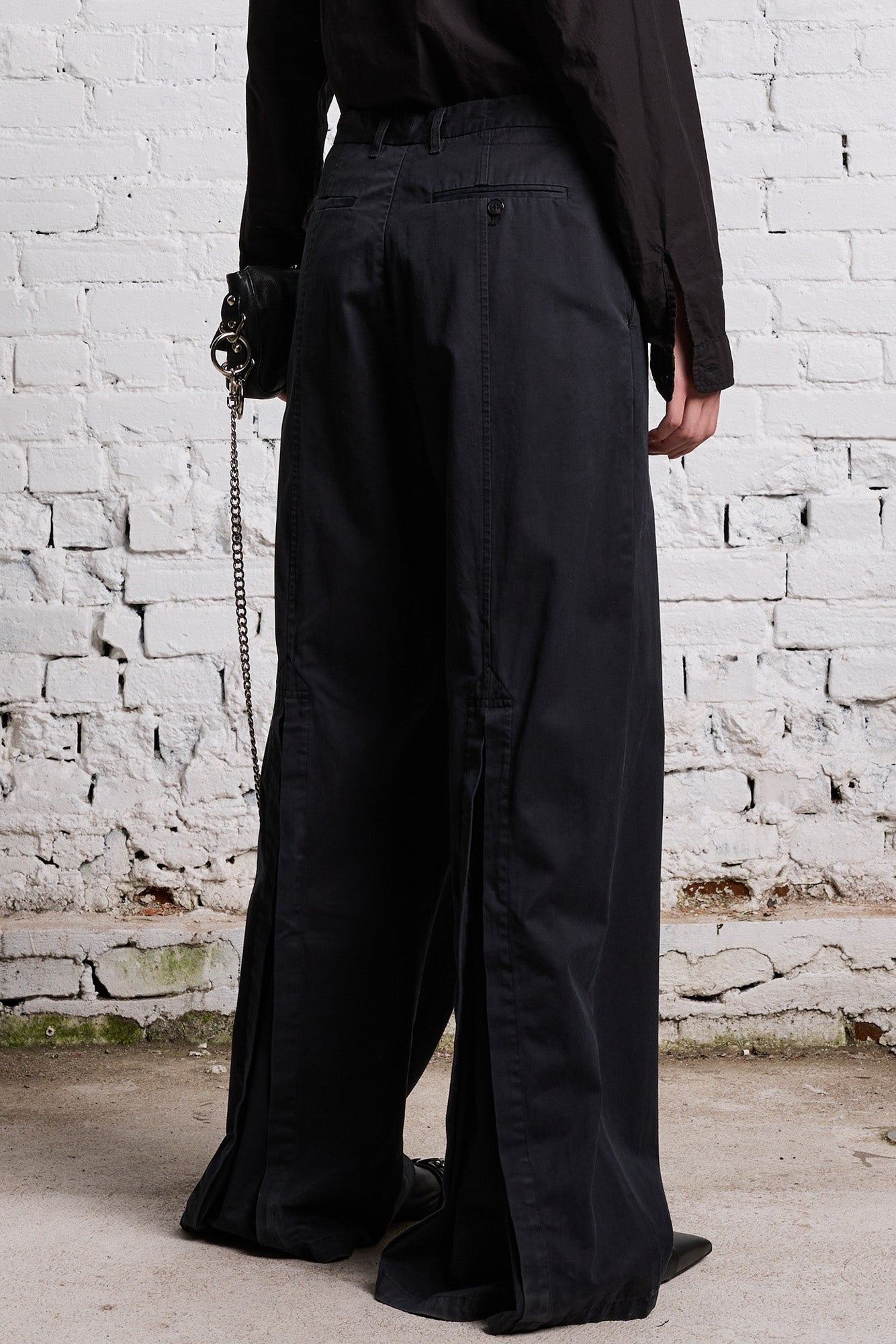 TRENCH TROUSER - BLACK - R13