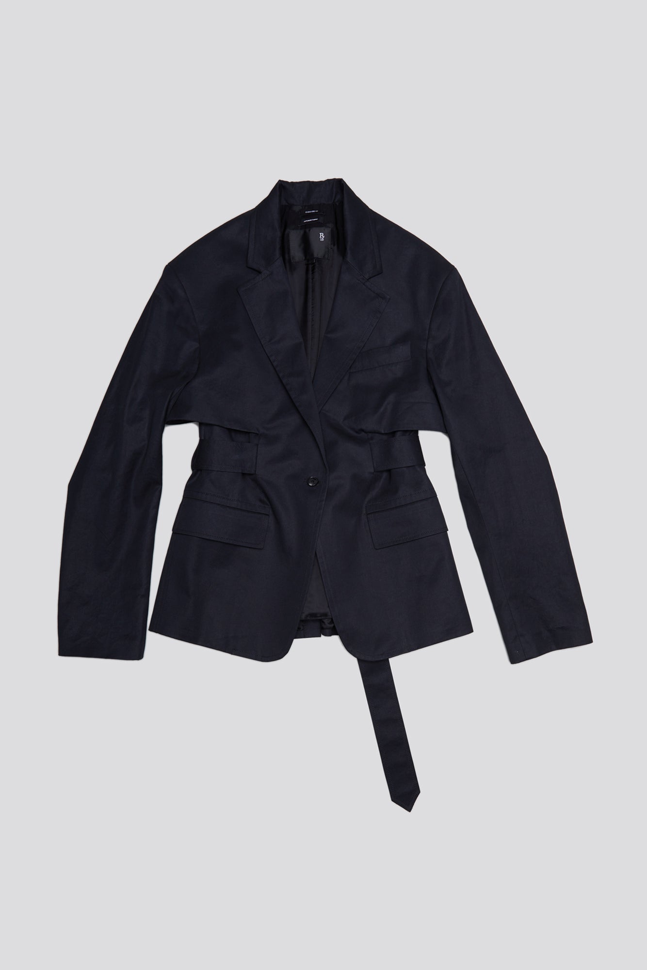 TRENCH VENT BLAZER - BLACK - R13