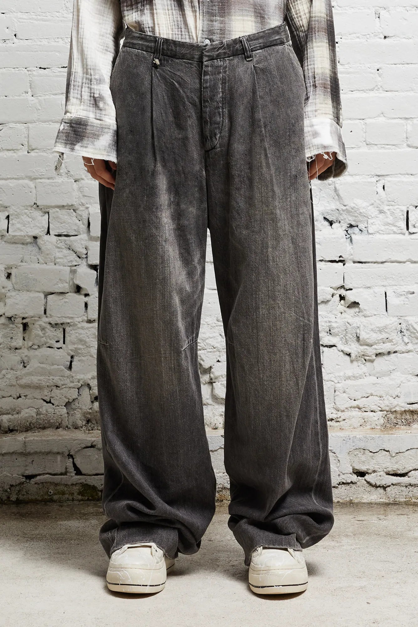 WAYNE DENIM TROUSER - KANE BLACK - R13