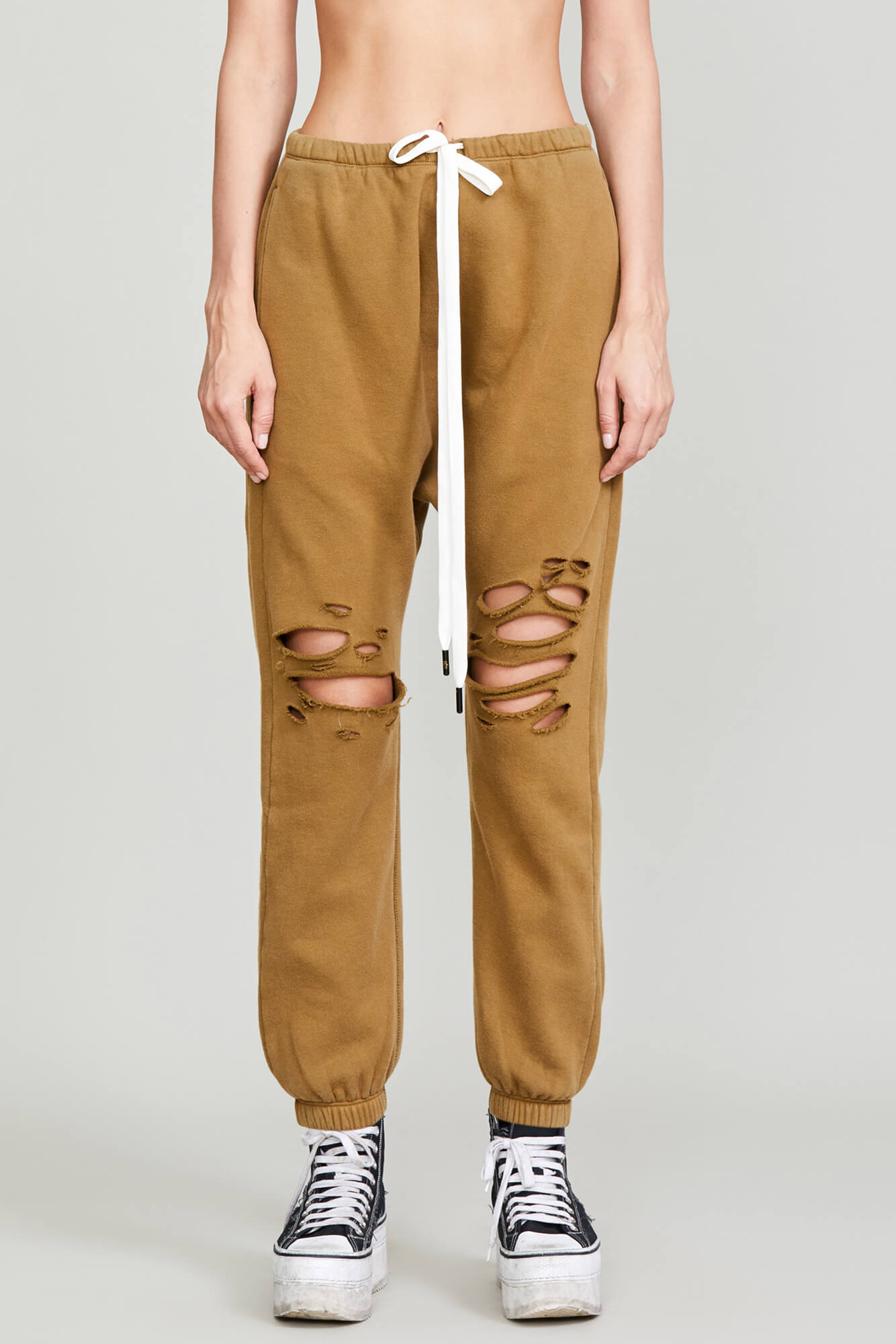 Long discount crotch sweatpants