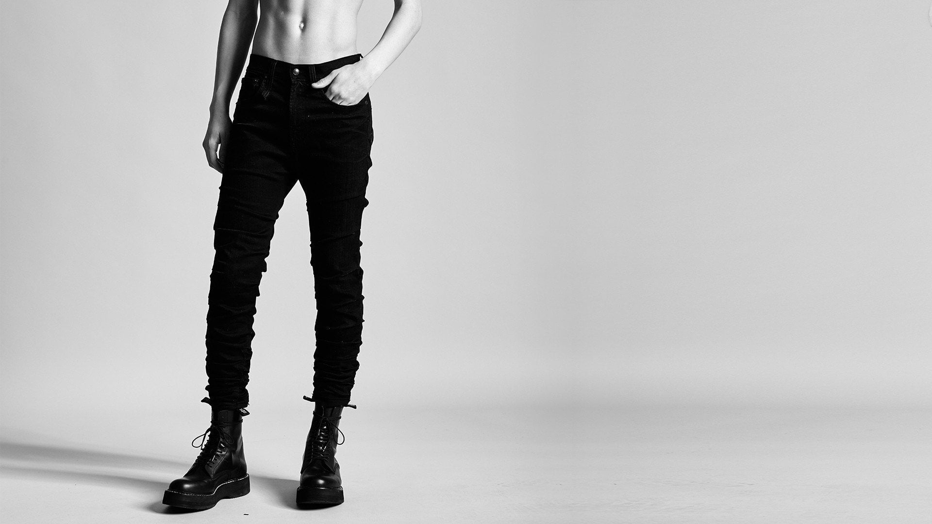 SKYWALKER SKINNY - BLACK | R13