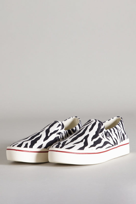 SLIP ON SNEAKER - ZEBRA - R13