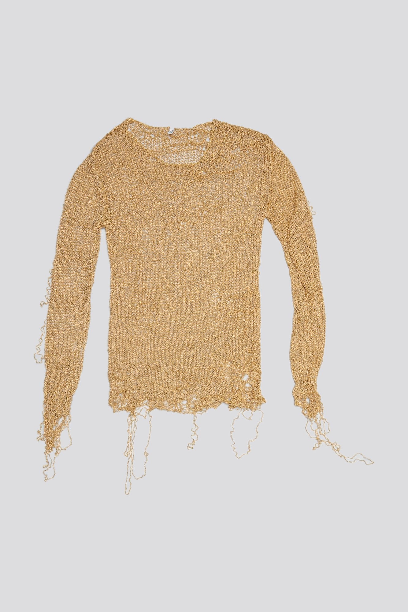 THREADBARE CREWNECK - GOLD