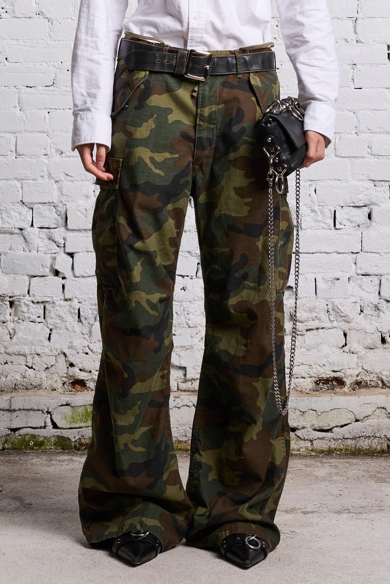 WIDE LEG CARGO CAMO R13